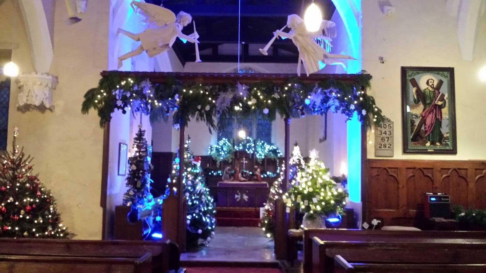 St Andrews Church at a Christmas Service